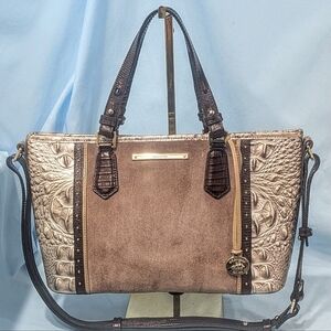 VEUC Brahmin Mini Asher in Chardonnay Clermont.